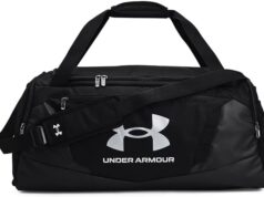 Under Armour Unisex-Adult Undeniable 5.0 Duffle , Black (001)/Metallic Silver , Medium