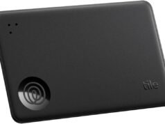 Tile by Life360 Slim (2024) – Wallet Finder, Bluetooth Tracker and Item Locator for Luggage Tags, Passports and More. Both iOS and Android Compatible. Phone Finder. 1-Pack (Black)