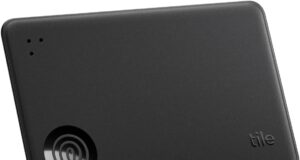 Tile by Life360 Slim (2024) – Wallet Finder, Bluetooth Tracker and Item Locator for Luggage Tags, Passports and More. Both iOS and Android Compatible. Phone Finder. 1-Pack (Black)