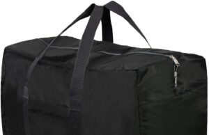 Extra Large Duffle Bag Lightweight, 96L Travel Duffle Bag Foldable for Men Women, Black