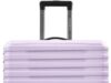U.S. Traveler Boren Polycarbonate Hardside Rugged Travel Suitcase Luggage with 8 Spinner Wheels, Aluminum Handle, Lavender, Checked-Large 30-Inch