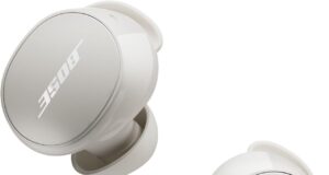 Bose New QuietComfort Wireless Noise Cancelling Earbuds, Lifestyle Bluetooth Earbuds with Active Noise Cancellation, Up to 8.5 Hours of Battery Life, White Smoke