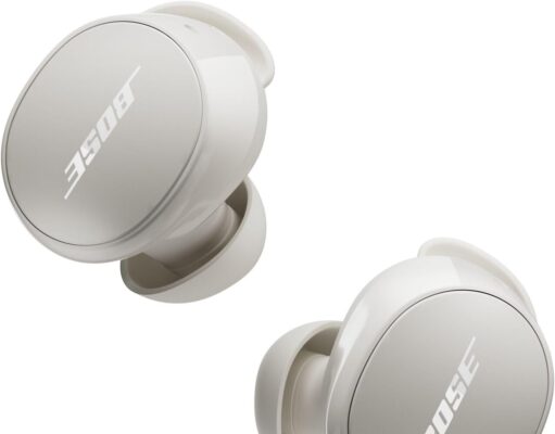 Bose New QuietComfort Wireless Noise Cancelling Earbuds, Lifestyle Bluetooth Earbuds with Active Noise Cancellation, Up to 8.5 Hours of Battery Life, White Smoke