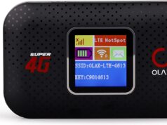 Olax Hotspot 4g LTE Advance Mobile WiFi Hotspot MF955V, USB up to 8 Hours of Operation