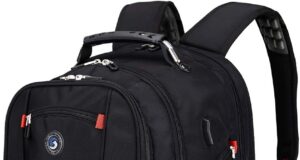 SHRRADOO Extra Large 50L Travel Laptop Backpack with USB Charging Port, College Backpack Airline Approved Business Work Bag Fits 17 Inch Computer for Men Women