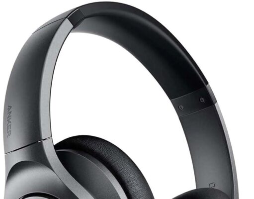 Soundcore Anker Life Q20 Hybrid Active Noise Cancelling Headphones, Wireless Over Ear Bluetooth Headphones, 60H Playtime, Hi-Res Audio, Deep Bass, Memory Foam Ear Cups, for Travel, Home Office