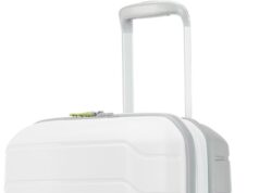Samsonite Freeform Hardside Expandable with Double Spinner Wheels, Carry-On 21-Inch, White/Grey