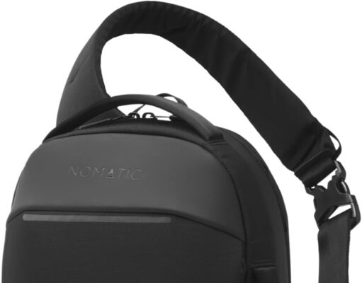 NOMATIC Navigator 10L Sling Bag – Slim & Lightweight Crossbody Bag, Fanny-Pack – Water Resistant Everyday Bag (Black)