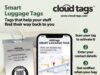 Cloud Tags – Smart Luggage Tags | 3 Pack | QR Code Tracker & Locator | Digital Lost and Found ID Tags | No App or Subscription Needed | Air Tracker | GPS Alternative for Travel