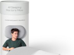 Ostrichpillow Bed Pillow – Memory Foam Pillow Queen Size, Premium Cooling Bed Pillow for Side, Back and Stomach Sleepers, Modal Pillow Cover Included – Ergonomic Pillow