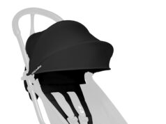 BABYZEN YOYO 6+ Color Pack, Black – Textiles Only: Seat Cushion, Matching Canopy & Zippered Back Pocket – Requires YOYO2 Frame (Sold Separately)