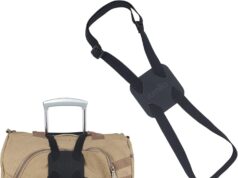 Luggage Straps Bag Bungee, Luggage Straps Suitcase Adjustable Belt,Add a Bag Easy to Travel Suitcase Elastic Strap Belt – (Black)