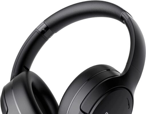 RUNOLIM Hybrid Active Noise Cancelling Headphones, Wireless Over Ear Bluetooth Headphones with Microphone, 70H Playtime, Foldable Headphones with HiFi Audio, Deep Bass for Home Travel Office