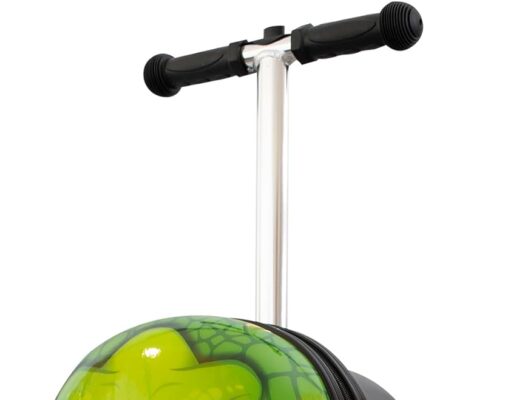 Flyte Darwin The Dino Scooter Suitcase – 2-in-1, 18 inch Ride on Suitcase for Kids, 25 Litre Capacity Kids’ Luggage on Wheels for Boys and Girls Aged 4+, Rideable Carry on Children’s Suitcase