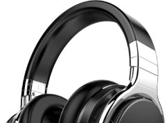 Silensys E7 Active Noise Cancelling Headphones Bluetooth Headphones with Microphone Deep Bass Wireless Headphones Over Ear, Comfortable Protein Earpads, 30 Hours Playtime for Travel/Work, Black