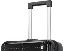 World Traveler Dejuno Smart Luggage with USB Ports, Black, Carry-On 20-Inch