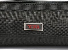 TUMI – Alpha Electronic Cord Pouch – Travel Tech Pouch Organizer for Cord, Cable, Charger & Accessories – Zip Entry – Black