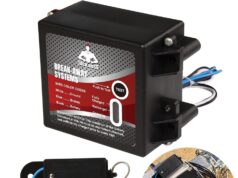 Upgraded Trailer Breakaway Kit, LED Test Controller System with 12V 5AH Battery and Charger, Universal for Brakes of Trailer Vehicle