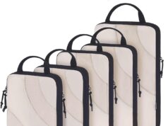 BAGSMART Compression Packing Cubes, 6 Set/4 Set/2 Set Travel Packing Cubes for Carry on Suitcases, Compression Suitcase Organizers Bag Set & Travel Cubes for Luggage, Lightweight Packing Organizers