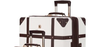 SwissGear 7739 Hardside Luggage Trunk with Spinner Wheels, White, 2-Piece Set (19/26)