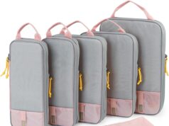 BAGSMART 6 Set/4 Set/2 Set Compression Packing Cubes for Travel, Lightweight Vacation Travel Essentials, Travel Accessories for Suitcase Organizer Bags Set, Durable Luggage Organizer Travel Bags