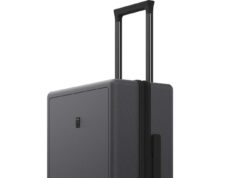 LEVEL8 Rolling Carry on Luggage Airline Approved, Carry on Suitcases with Wheels, Lightweight Luminous Textured Luggage for Men Women, Tsa Approved, 20-Inch Carry-On, Dark Grey