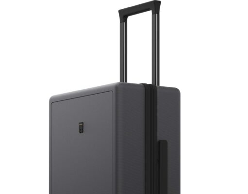 LEVEL8 Rolling Carry on Luggage Airline Approved, Carry on Suitcases with Wheels, Lightweight Luminous Textured Luggage for Men Women, Tsa Approved, 20-Inch Carry-On, Dark Grey