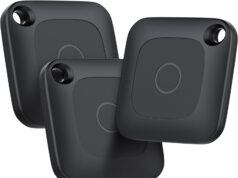 Hoxe Air Tracker, Key Finder Works with Find My App (iOS Only), Bluetooth Tracker Tag for Keys, Luggage, Suitcases and Pets, Loud Beep, Worldwide Tracking, Replaceable Battery, 3-Pack