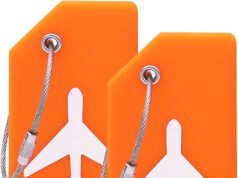 Silicone Luggage Tag with Name ID Card Perfect to Quickly Spot Luggage Suitcase