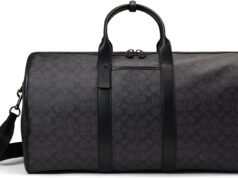 COACH Signature Gotham Duffel, JI/Charcoal