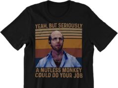 Zatanna Vintage Yeah. But Seriously, A Nutless Monkey Could Do Your Job for L.e.s G.r.o.s.s.m.a.n Shirt Multicolor