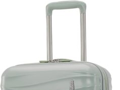 American Tourister Cascade Hardside Expandable Luggage Wheels, Sage Green, 20-Inch Spinner
