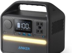Anker 521 Portable Power Station Upgraded with LiFePO4 Battery, 256Wh 6-Port PowerHouse, 300W (Peak 600W) Solar Generator (Solar Panel Optional), 2 AC Outlets, 60W USB-C PD Output, Outdoor Generator
