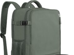 Large Expandable Travel Backpack for Men and Women, 17 Inch Laptop, Waterproof, Casual, College Bookbag, Backpack for Women, as Person Item Flight Approved