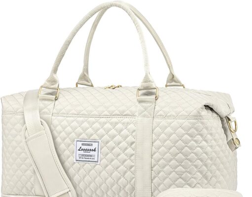 LOVEVOOK Travel Duffle Bag,Weekender Bags for Women with Shoe Compartment,Carry on Overnight Bag with Toiletry Bag,Gym Duffel Bag with Wet Pocket, Hospital Bags for Labor and Delivery