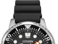 Citizen Promaster Dive Eco-Drive Watch, 3-Hand Date, ISO Certified, Luminous Hands and Markers, Rotating Bezel, Black/Stainless (Model: BN0150-28E)