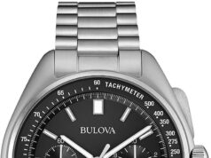 Bulova Men’s Archive Series Lunar Pilot 6-Hand Chronograph High Performance Quartz Stainless Steel, Sapphire Crystal Style: 96B258