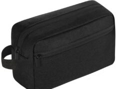 Travel Toiletry bag Toiletry bag for women men Hanging toiletry bag Cosmetic bag Travel accessories for Women Men (Black)