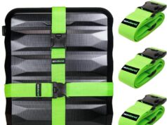 Untethered 4-Pack Luggage Straps | Suitcase Strap, Luggage Strap, Luggage Belt Strap, Luggage Straps for Suitcases TSA Approved, Suitcase Belt Strap, Bag Straps for Luggage. Buckle Straps and Wraps.
