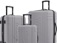 Wrangler Astral Travel Luggage, Sharkskin, 3 Piece Set