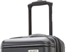 Samsonite Omni 2 Hardside Expandable Luggage with Spinner Wheels, Midnight Black, Carry-On 19-Inch