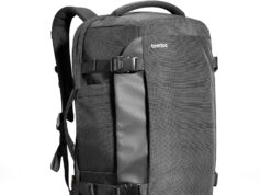 tomtoc Travel Backpack 40L, TSA Friendly Flight Approved Carry-on Luggage Hand Water-resistant Lightweight Business Rucksack, Durable Large Weekender Bag Daypack Fits 17.3 Inch Laptop