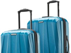Samsonite Centric 2 Hardside Expandable Luggage with Spinner Wheels, Caribbean Blue, 2-Piece Set (20/24)