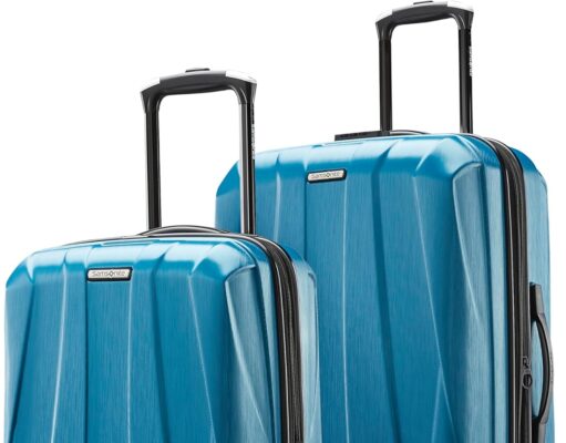 Samsonite Centric 2 Hardside Expandable Luggage with Spinner Wheels, Caribbean Blue, 2-Piece Set (20/24)
