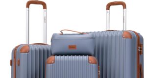 Luggage Sets 5 Piece Suitcases with Wheels, Suitcase Set ABS Hard Case Luggage with TSA Lock Spinner Wheels Durable Travel Luggage