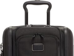 TUMI – Alpha International Expandable 4 Wheeled Carry-On – Rolling Carry On Suitcase for Domestic & International Travel – Black