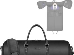 UNIQUEBELLA Carry on Garment Bag Convertible Suit Travel Bag for Men Women Duffel Flight Bag with Shoulder Strap