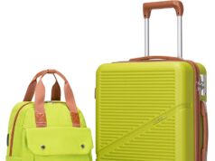 Carry On Luggage 22x14x9 Airline Approved, 20 Inch Carry on Suitcases with Wheels, ABS Lightweight Carry-on Luggage, Travel Suitcase Set with Wheels and TSA Lock