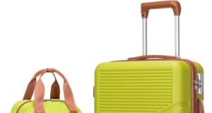 Carry On Luggage 22x14x9 Airline Approved, 20 Inch Carry on Suitcases with Wheels, ABS Lightweight Carry-on Luggage, Travel Suitcase Set with Wheels and TSA Lock
