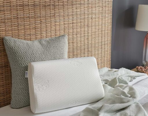 Tempur-Pedic TEMPUR-Ergo Neck Pillow, Medium Profile, White